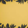 Free Background: Yellow and Black Leaves