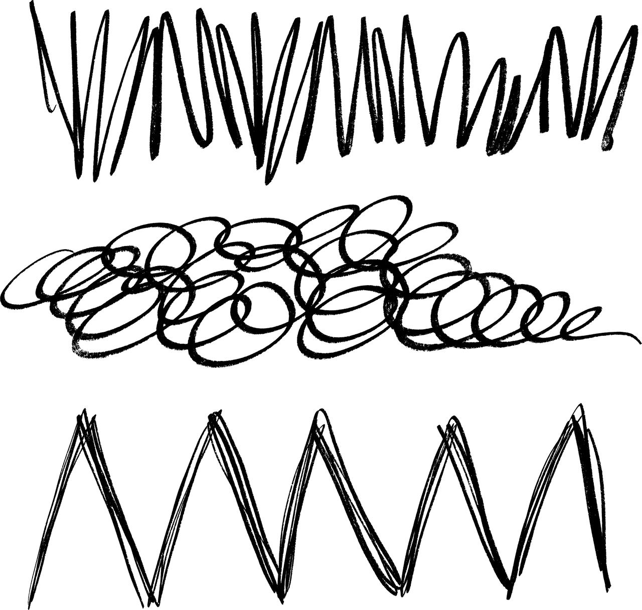 Free Scribbled Borders Or Dividers In Png Format
