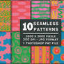 Free Hand Drawn Seamless Patterns - JPG - PAT file