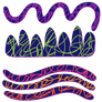 Hand Drawn Transparent PNG Doodle Shapes
