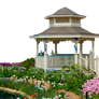 Gazebo with flowers