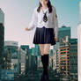 Giantess school girl