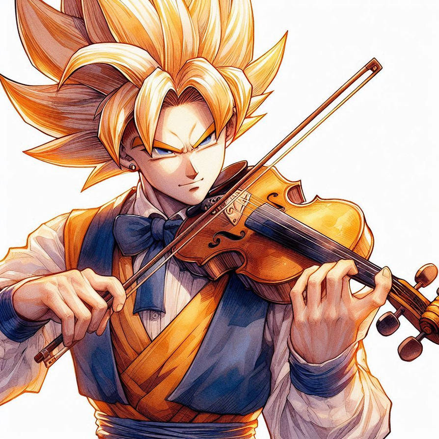 Goku Il Violinista By Gokusexyr On DeviantArt goku-il-violinista-by-gokusexyr-on-deviantart