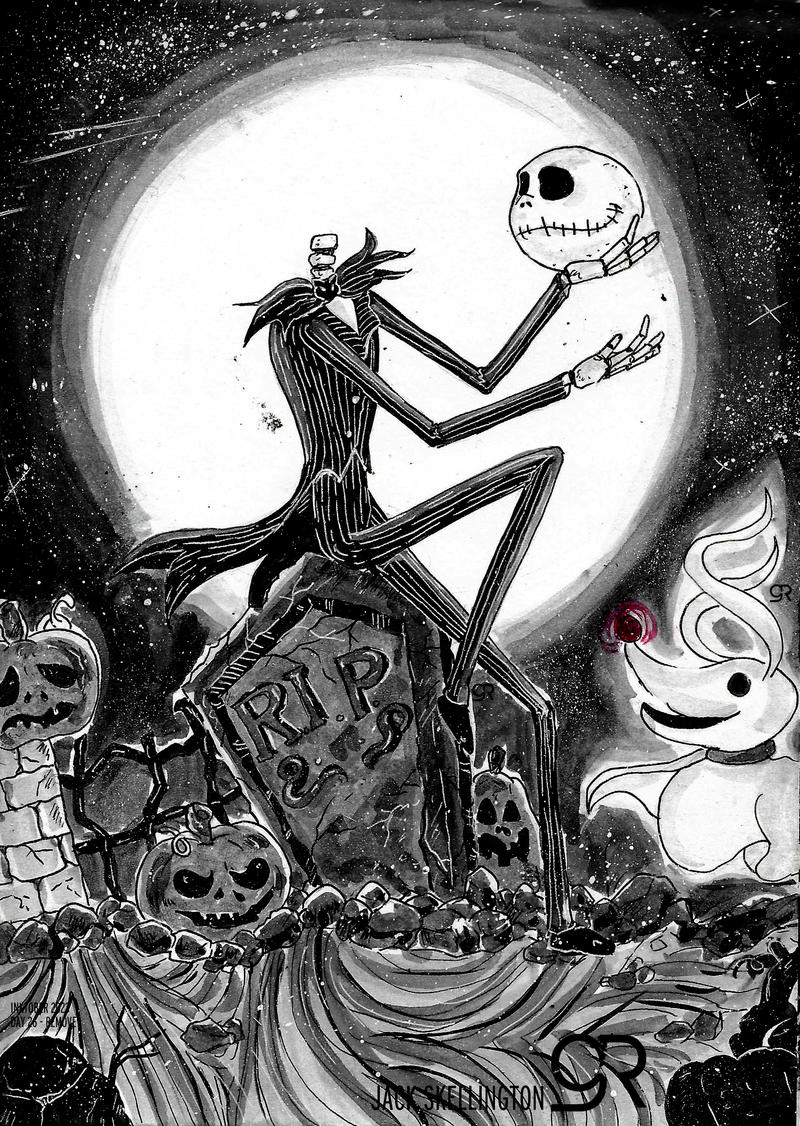 InkTober 2023_Day 26_Jack Skellington