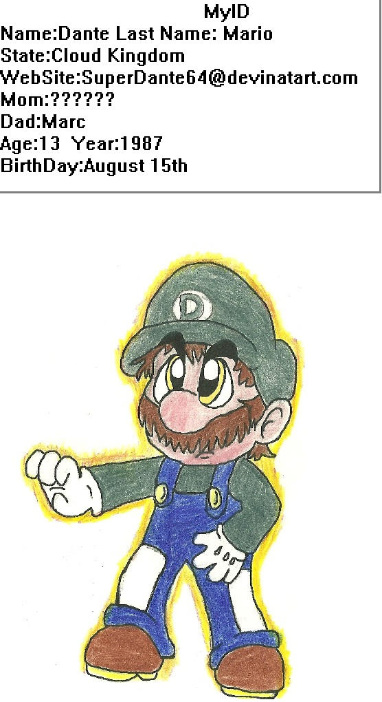 Dante's ID by SuperDante64 on DeviantArt