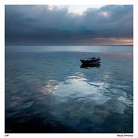 Boat at sunset