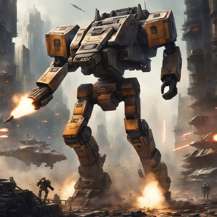 Realistic, a Mech from Battletech in Style of Star by LeonardKeygames ...