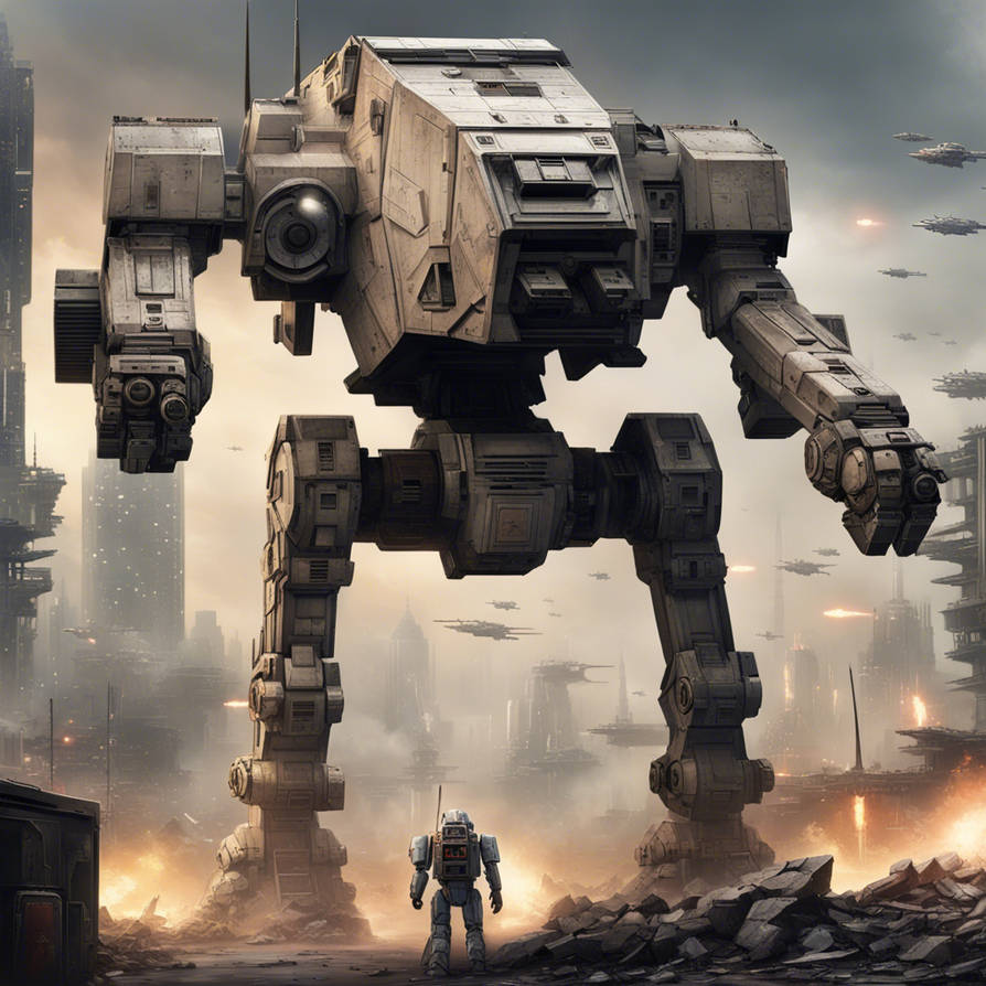 Battletech Crossover Realistic, a Mech from Battletech crossed with AT- by LeonardKeygames ...