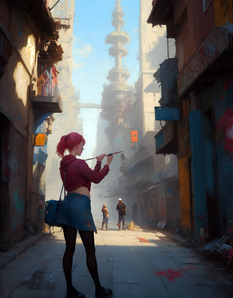Way Deviantart Cartoon In alley way by lastbruja on DeviantArt