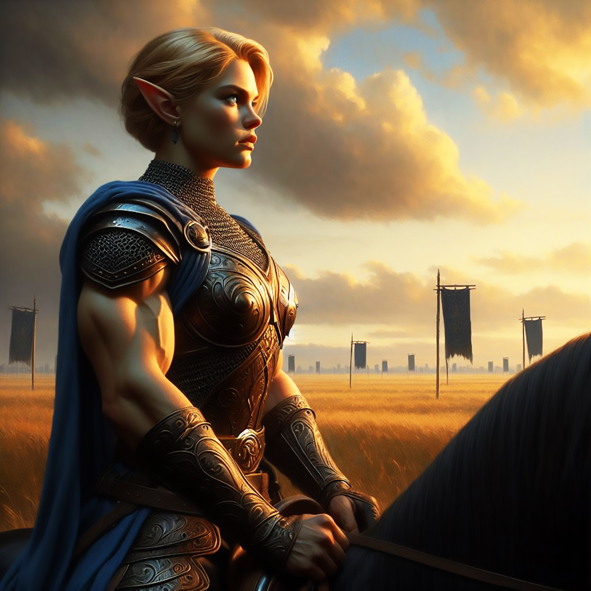 Elven rider by lastbruja on DeviantArt