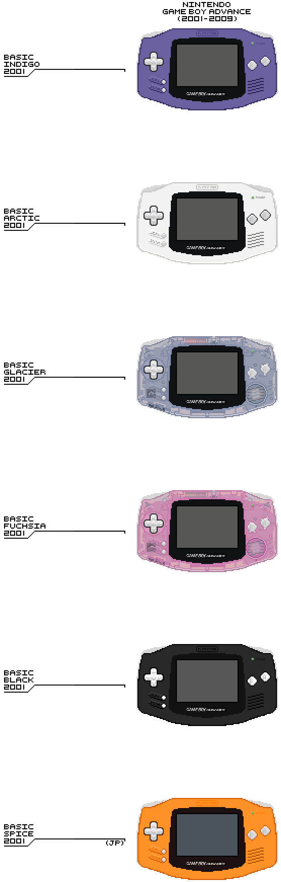 Gameboy Advance Series Pixel Art by PlasmaSnow12 on DeviantArt