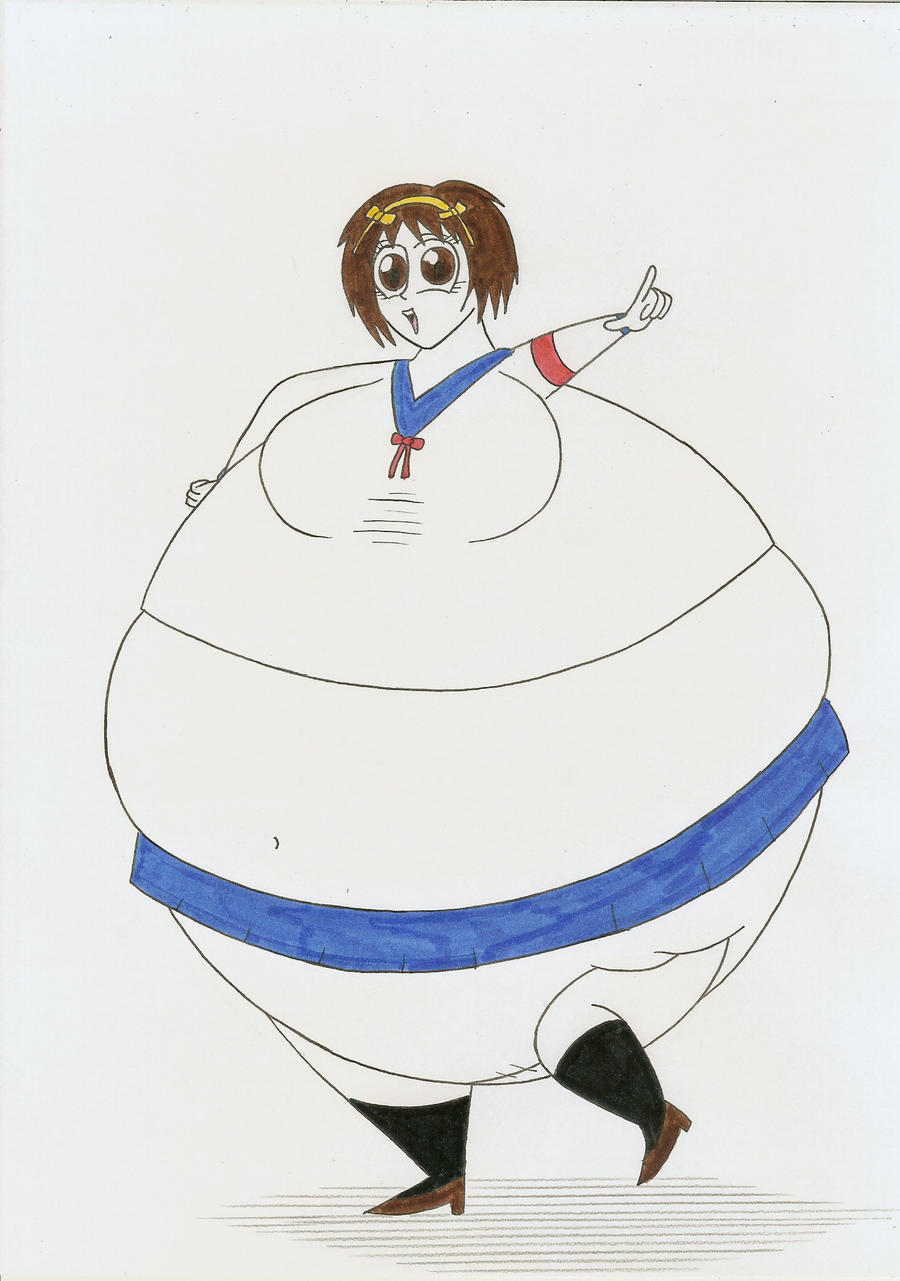 Chibi Roly Poly COM Roly poly Haruhi by Robot001 on DeviantArt