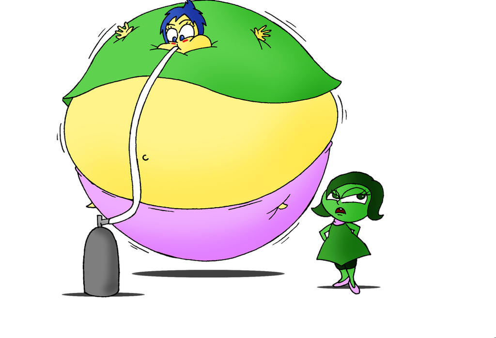 Disgust Inflation Deviantart COM Disgust inflates Joy by Robot001 on DeviantArt