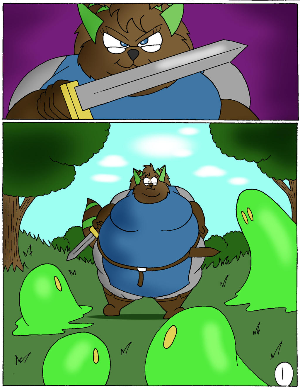 Slime attack page 1