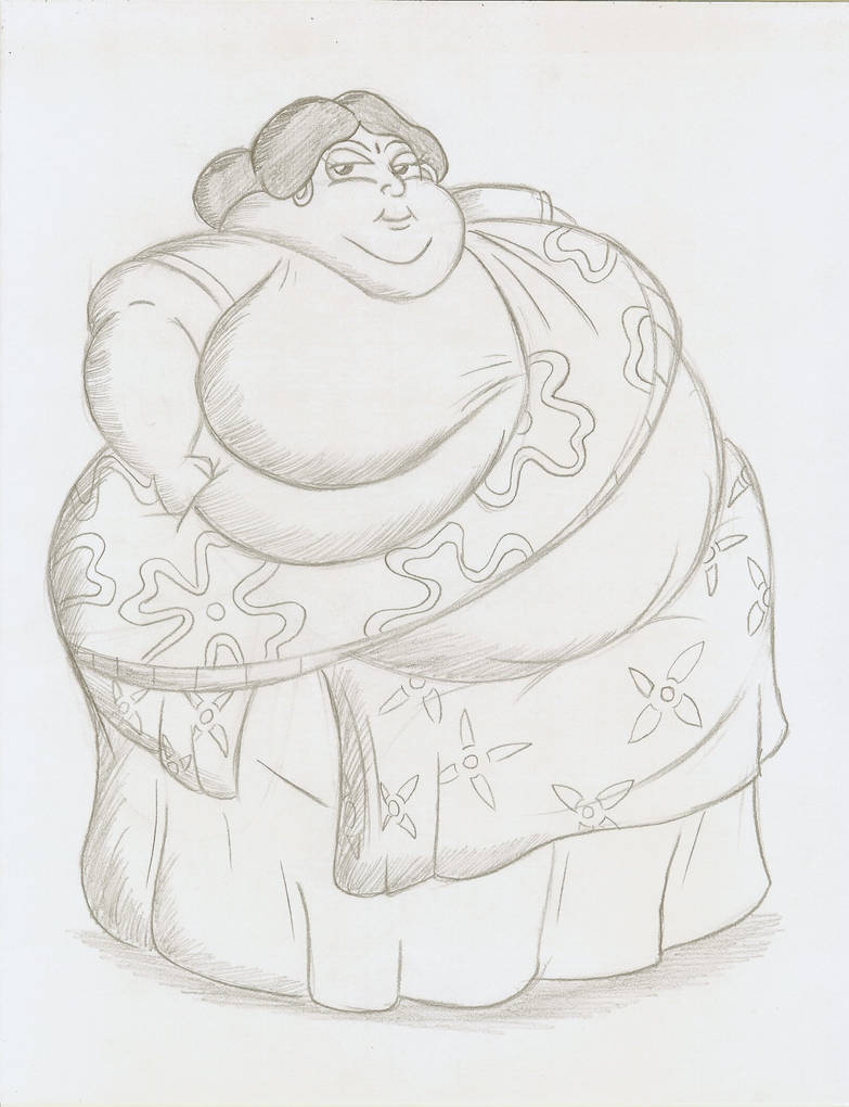 Obese Lady Deviantart Obese indian lady by Robot001 on DeviantArt