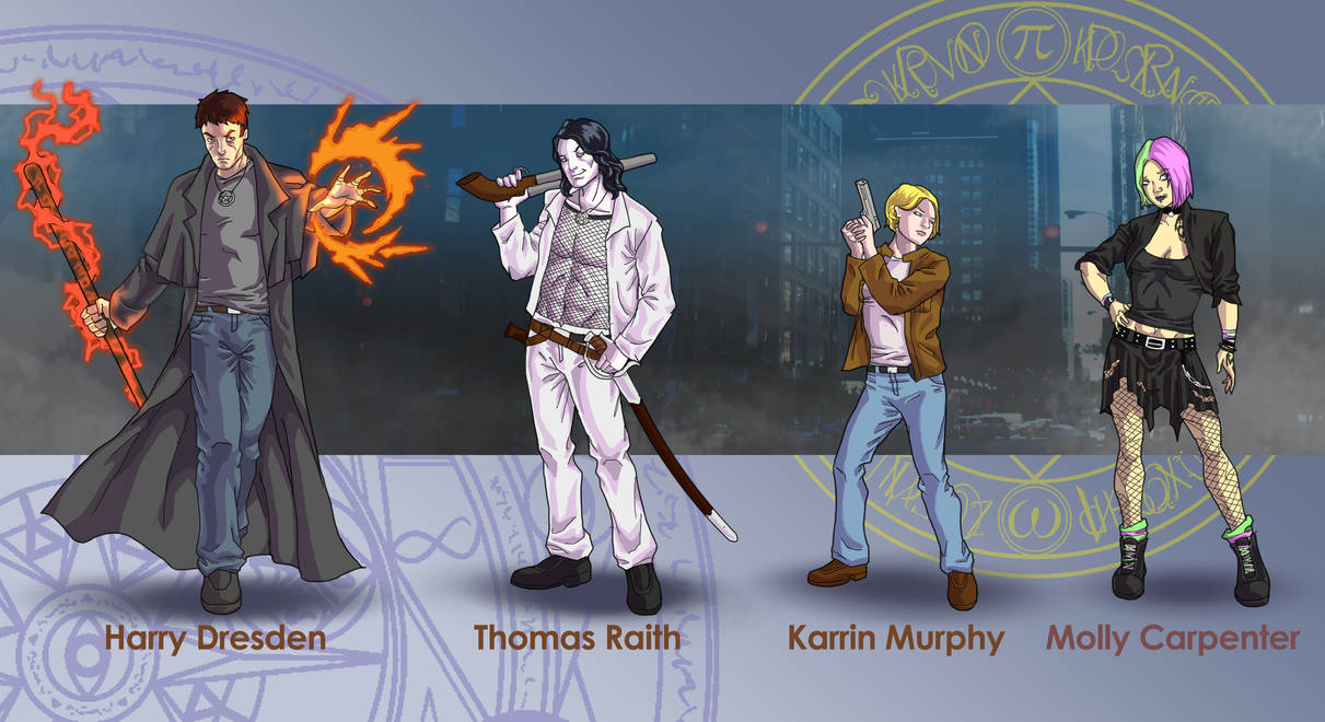 Dresden Files characters by wildcard24 on DeviantArt