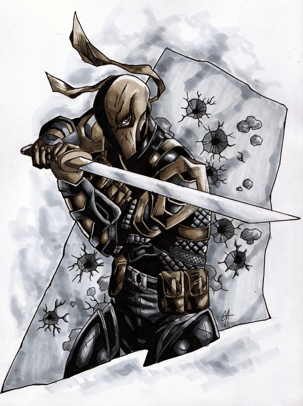 Deathstroke the Terminator copics