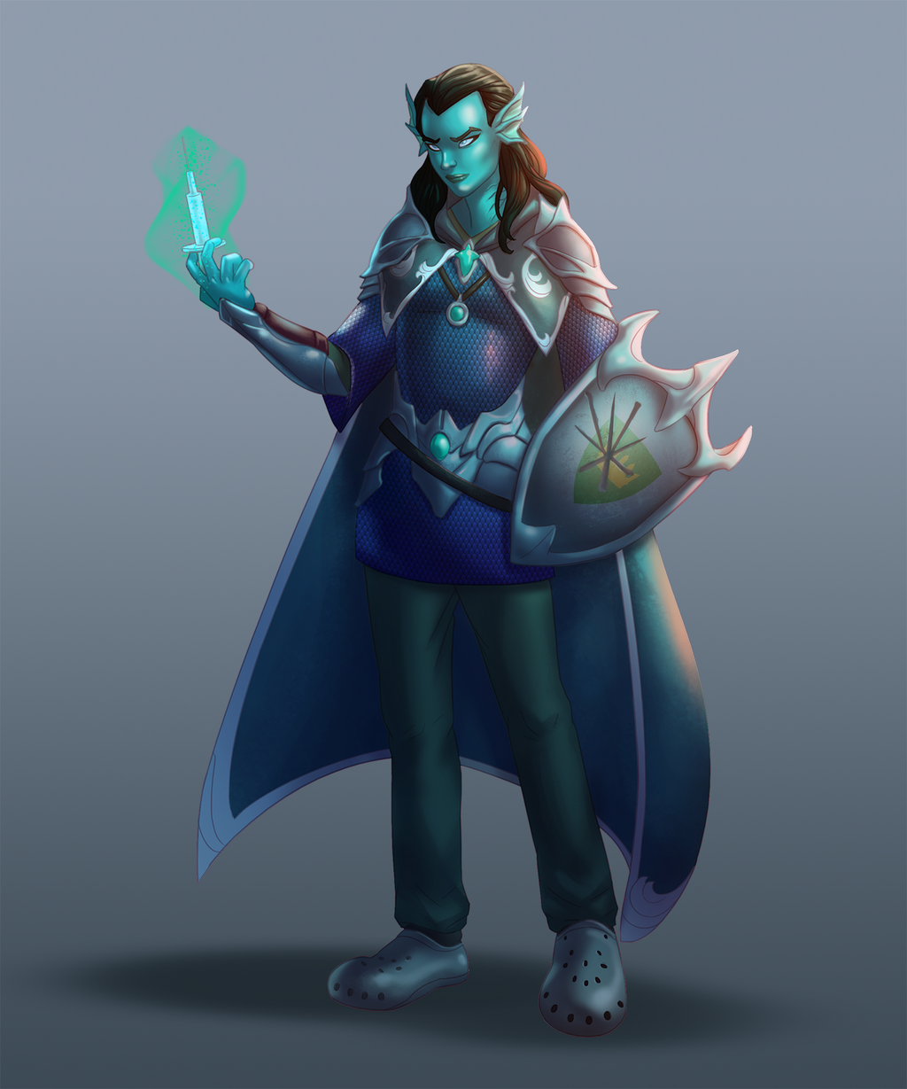 Triton Cleric by wildcard24 on DeviantArt