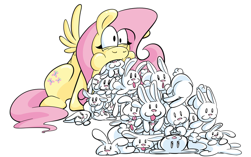 Fluttershy Barfing Bunnies