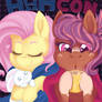 2017 Charity Poster - Fluttershy and Cozy (SALE)
