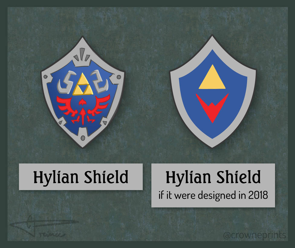 Hylian Shield Bad Redesign by CrownePrince on DeviantArt