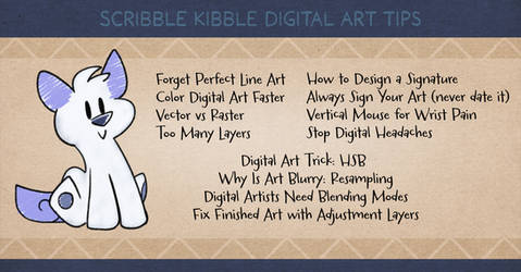 Scribble Kibble Digital Art Tips