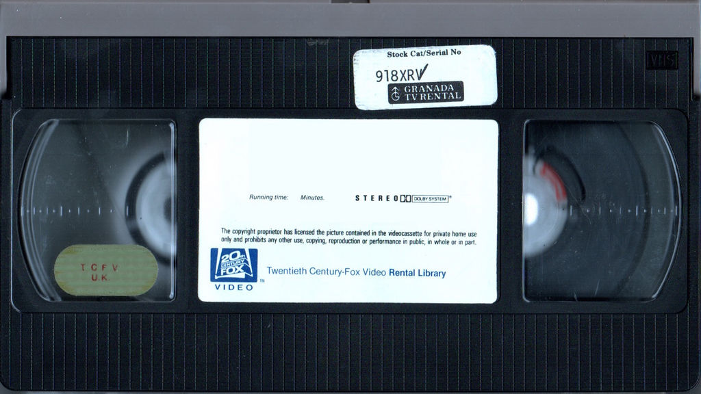 TCF Video Label Template (1982 UK) (Rental) by DTVRocks on DeviantArt