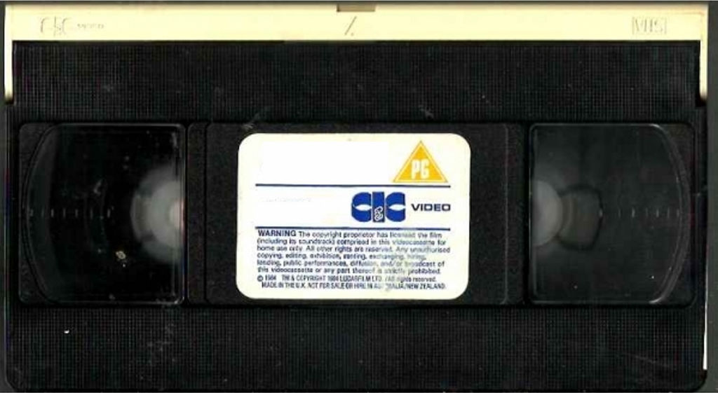 CIC Video Label Template (1985-1987 UK) (Rated PG) by DTVRocks on ...