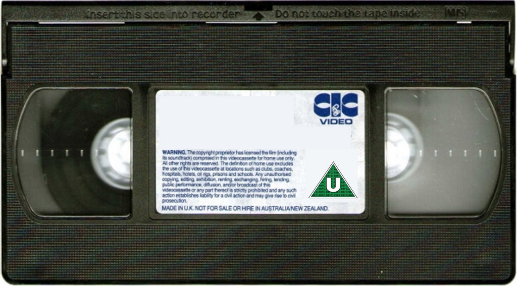 CIC Video Label Template (1988-1993 UK) (Rated U) by DTVRocks on DeviantArt