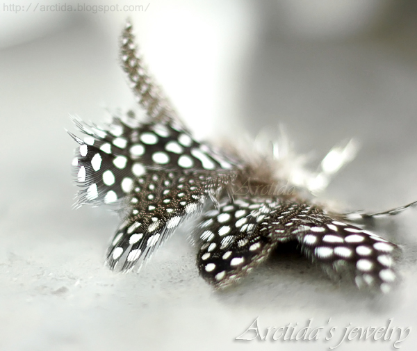 'Diana' feather earrings