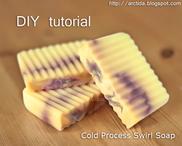 DIY Cold Process Swirl Soap Tutorial