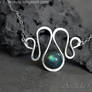 *Nebula* Labradorite necklace sterling silver