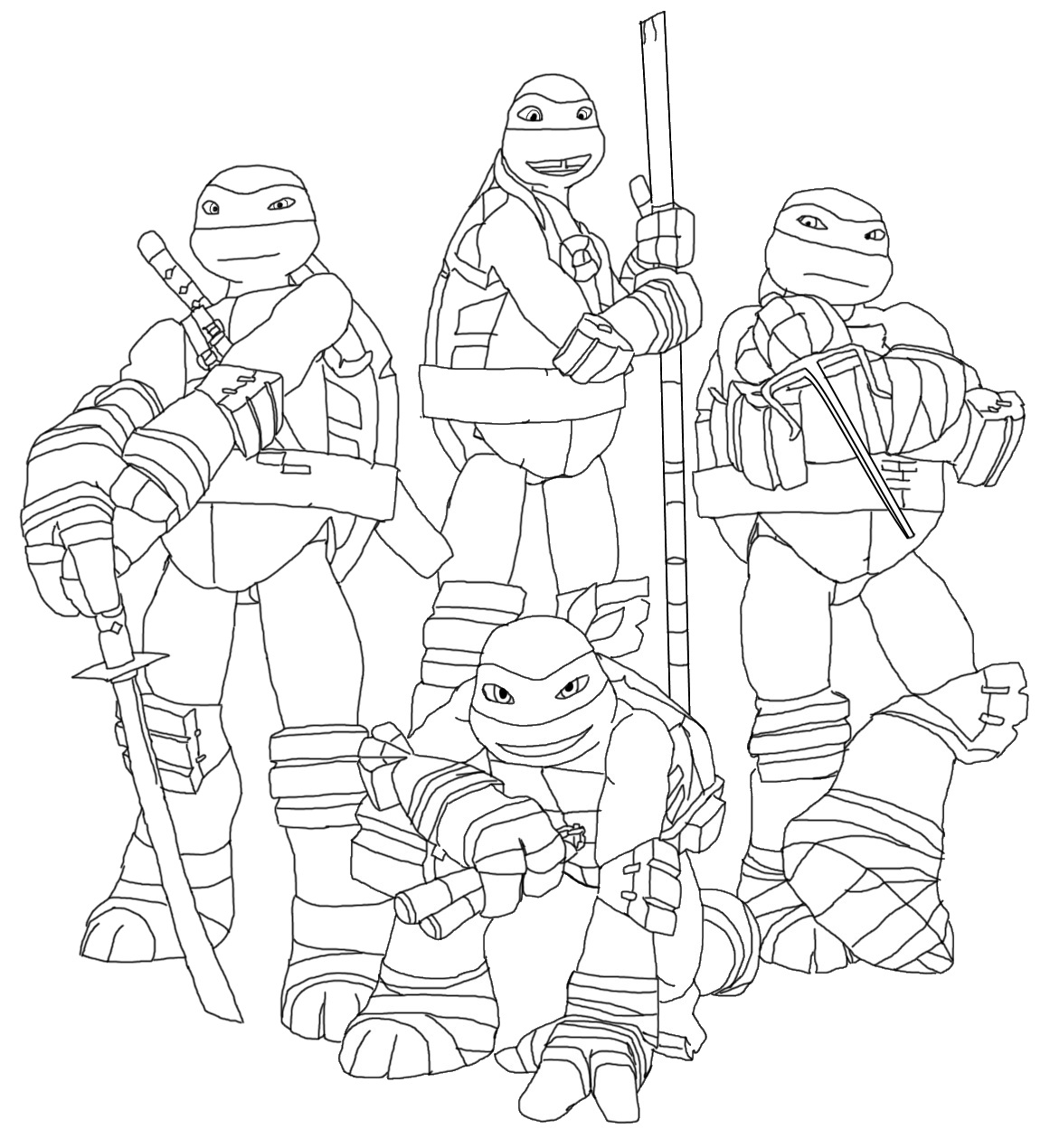 Tmnt-2012- coloring