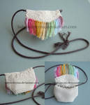 Rainbow Medicine Bag (Leatherless, Vegan) by BabyWolverine