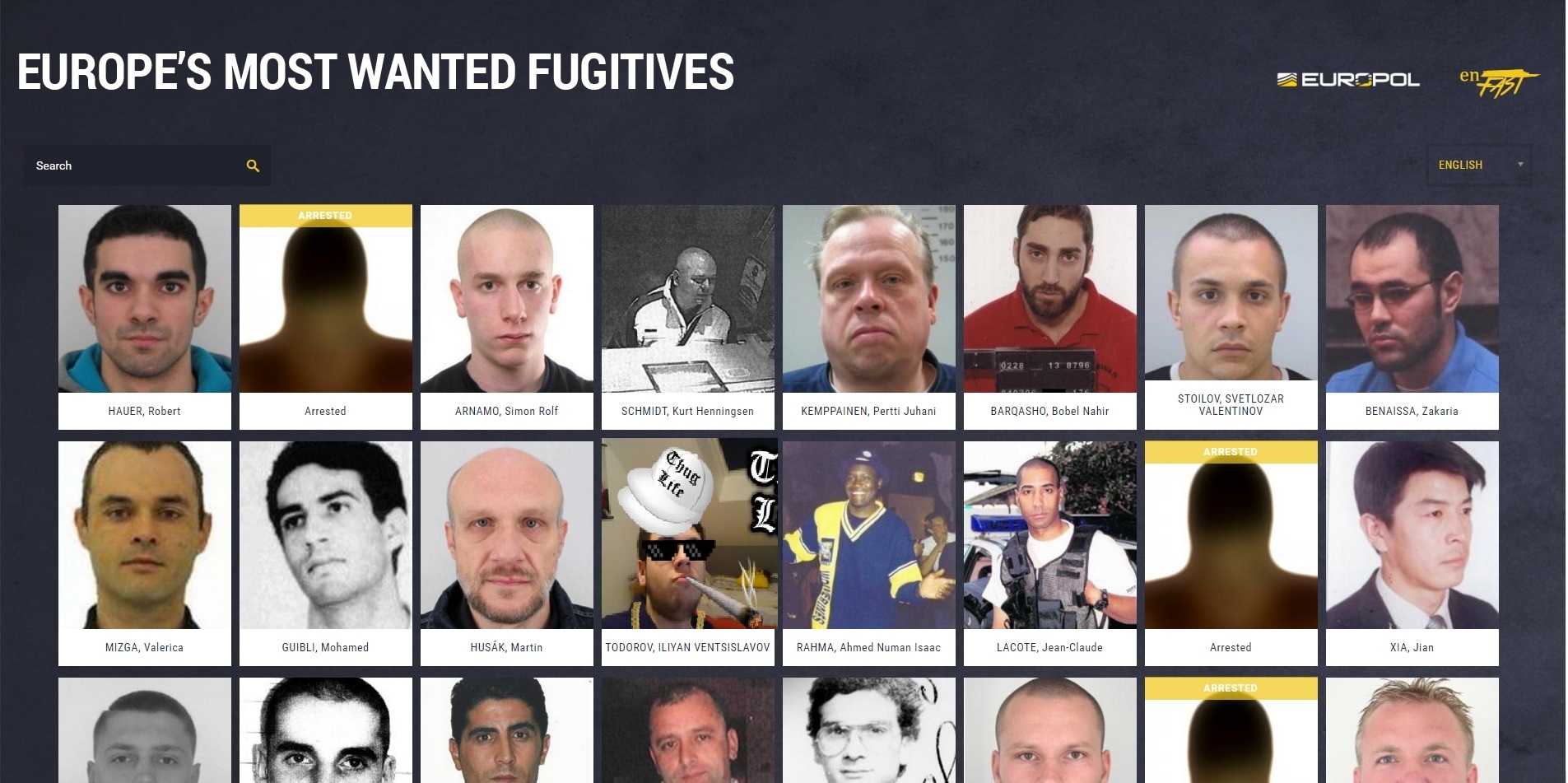 Europe S Most Wanted Fugitives By Abcol2 On Deviantart