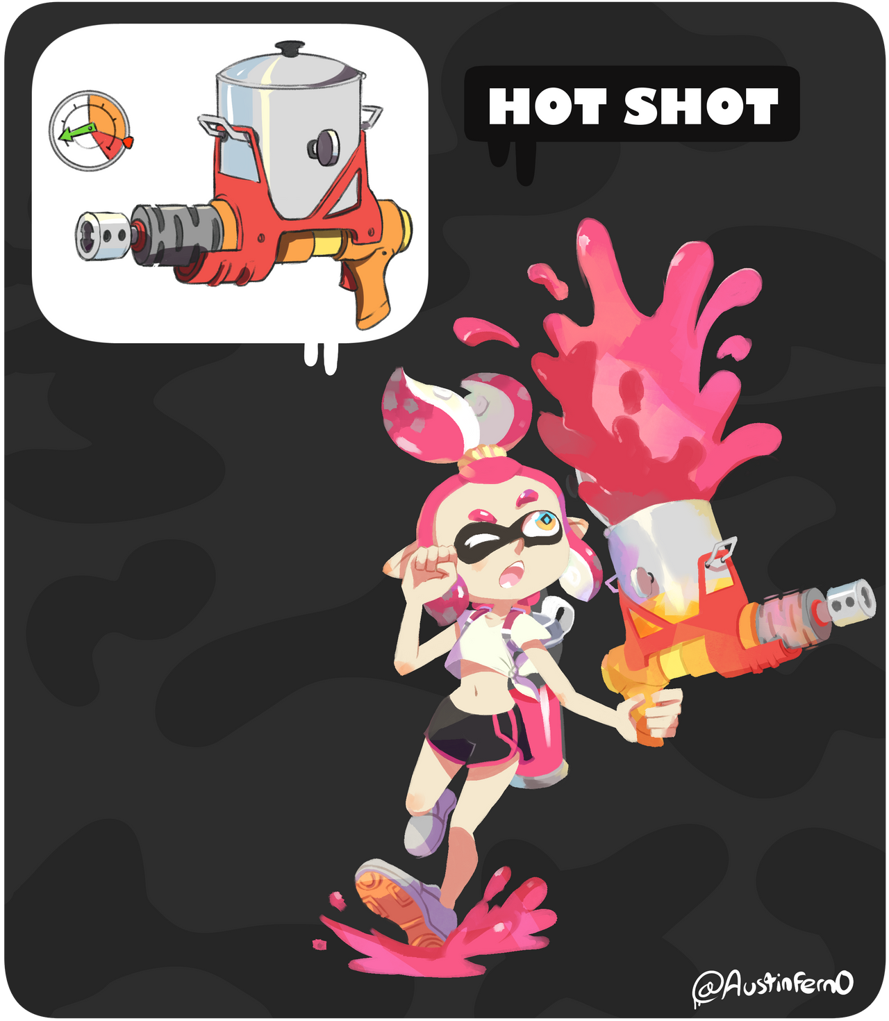 The Hot Shot - Splatoon Fan Weapon by Austinfern0 on DeviantArt