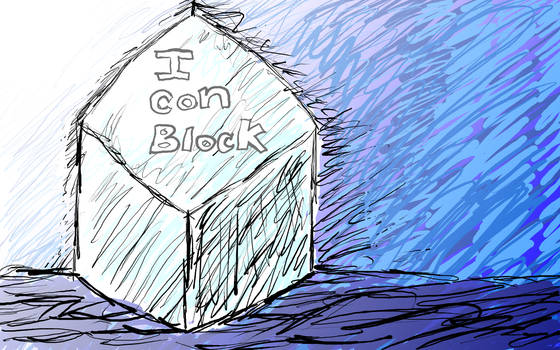 daily doodle: iconblock wall