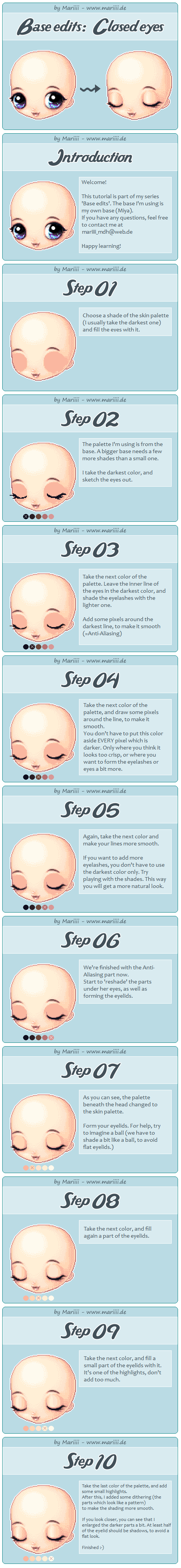 Tutorial - Closed eyes