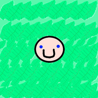 Happy Face with Leaf Background