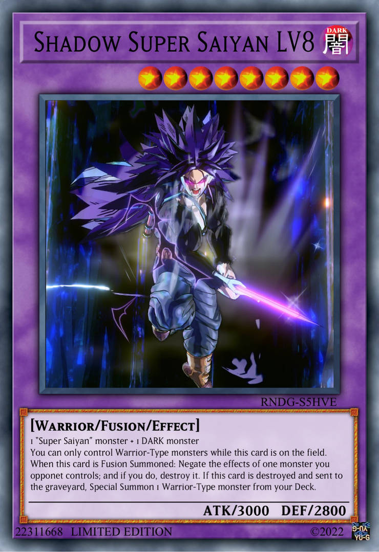 super saiyan yugioh card 203 Mint / near mint condition trading card Divine Super Z-Warrior - Sun