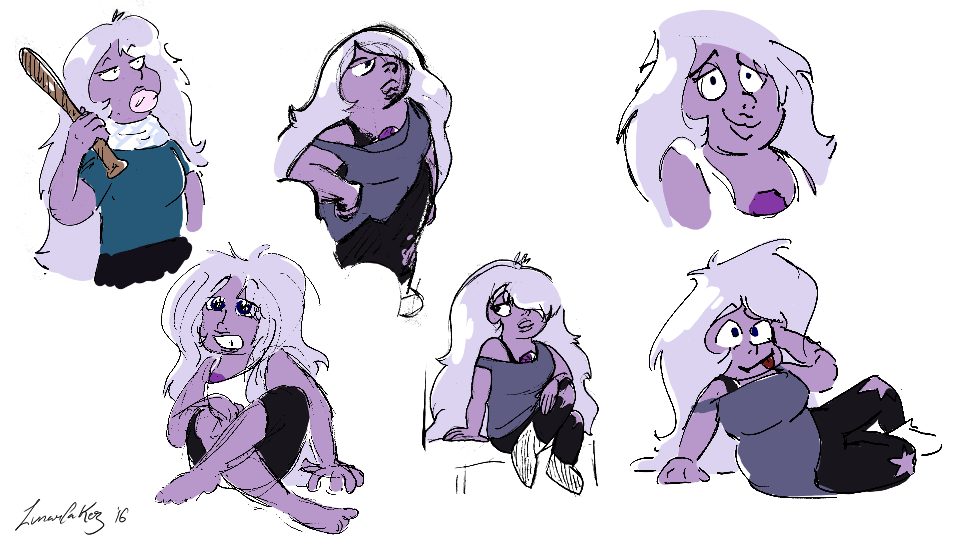 Amethyst Scribble Dump