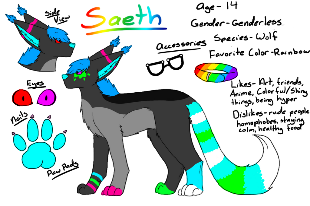 Saeth Reference Sheet by Vicked-Hipster-Saeth on DeviantArt