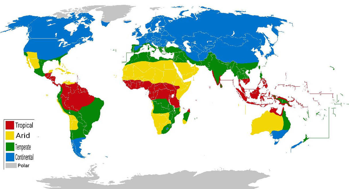 Climate Map Deviantart Thornthwaite climate Classification (1420-1968 by bmmederos77 on DeviantArt
