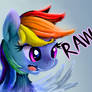 Rainbow Dash Rawr