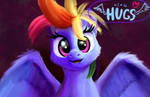 Wing Hug Rainbow Dash
