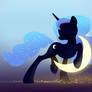 Princess Luna and Crescent Moon wallpaper