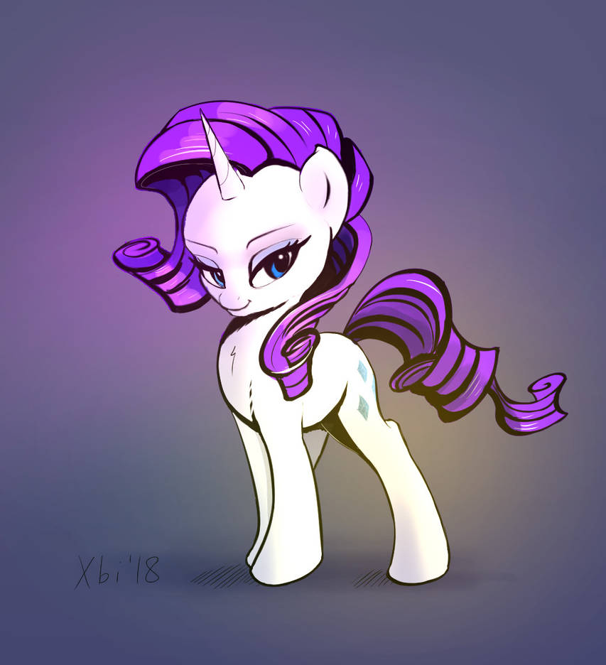 Deviantart Rarity Pony Rarity by xbi on DeviantArt