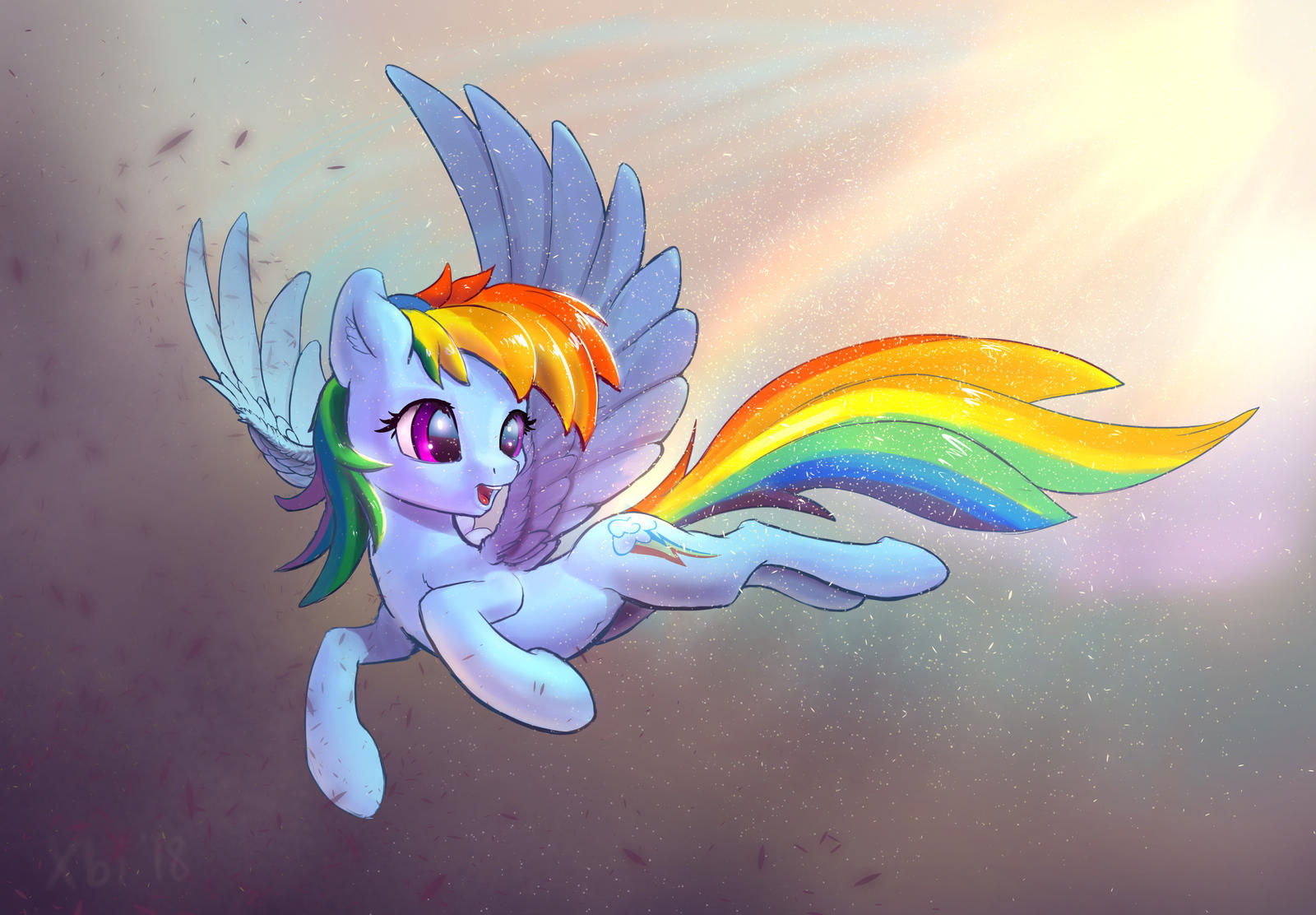 Rainbow Dash Is Flying By Xbi On DeviantArt rainbow-dash-is-flying-by-xbi-on-deviantart