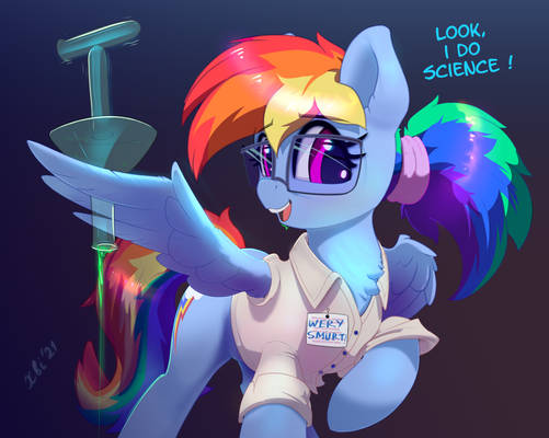 Rainbow Dash science