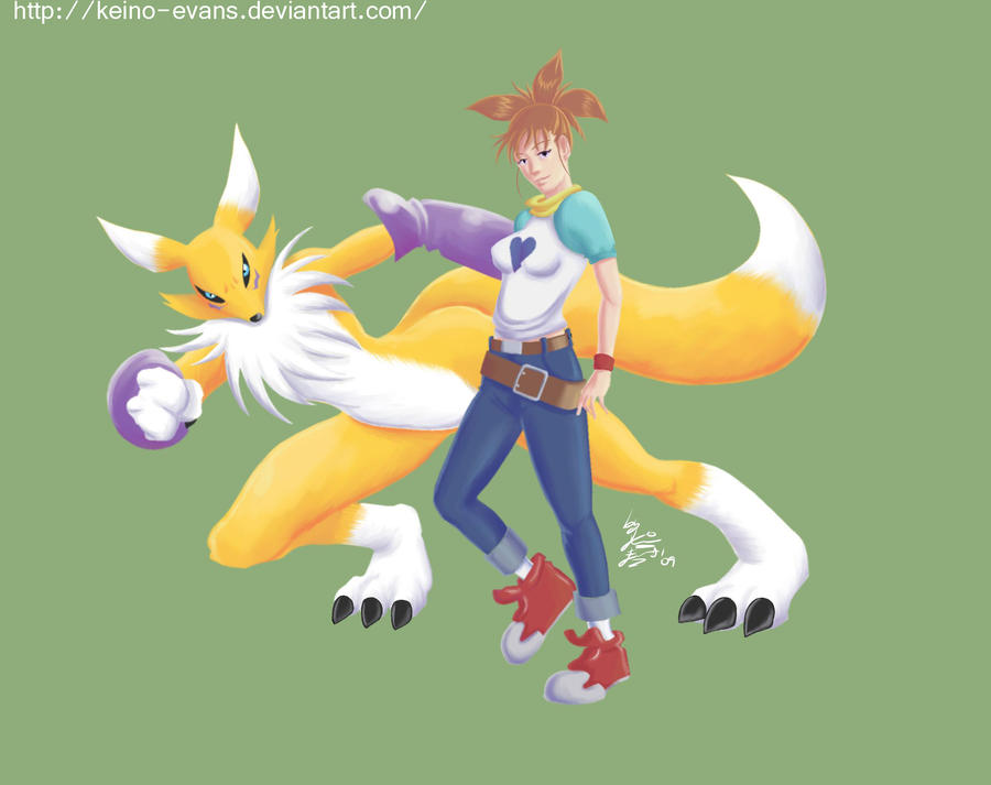 Ruki and Renamon by Keino-Evans on DeviantArt